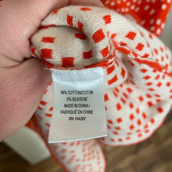 An Original Milly of New York Orange print Dress M - Picture 6 of 7